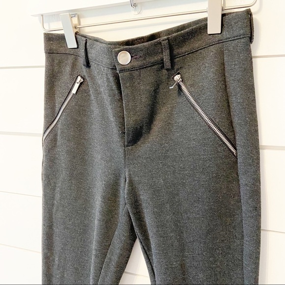Zara | Dark Gray Skinny Stretch Pants Size Small - Picture 7 of 10